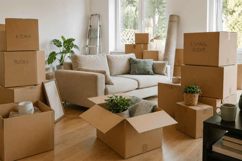 Kleine verhuizing